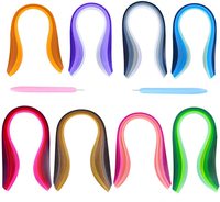 Papier de quilling artisanal en PVC enduit double face imperméable, couleurs mélangées, personnalisable, vente en gros, Chine