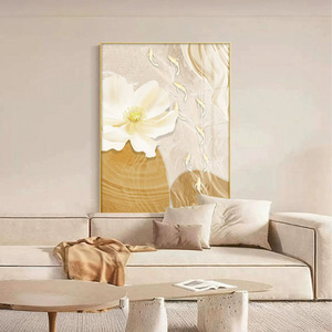 Pintura abstracta para pared, lienzo, decoración moderna para el hogar, arte para sala de estar, entrada, pasillo, estilo A B C D E, impresión por inyección de tinta rectangular - Product Image 2