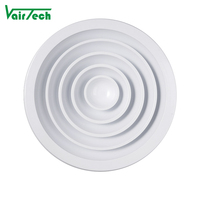 Diffuseur de plafond rond avec noyau amovible en aluminium