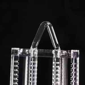 Tùy chỉnh phòng thí nghiệm thủy tinh hợp nhất silica thủy tinh thạch anh thuyền thạch anh phòng thí nghiệm thủy tinh đồ thạch anh thuyền - Product Image 3