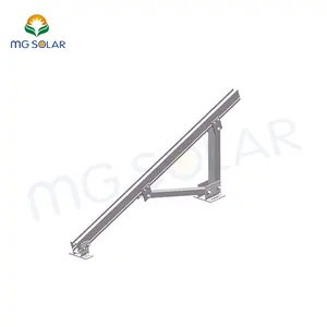 Aluminum Solar Mounting Aluminum Ground Mounting Structure Aluminum Solar Ground Mount