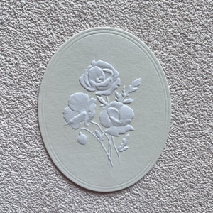 Tarjeta de Menú de Invitación de Boda de Lujo Personalizada, Impresa en Offset, Papel de Algodón, Grabado en Relieve, Logotipo Personalizado - Product Image 4