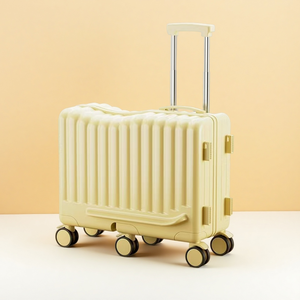 Wholesale 18-inch Kids Ride-On <b>Suitcase</b> Custom Logo Cartoon Design Spinner Caster Carry-On Trolley Luggage for Children - Product Image 1