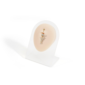 Silicone Body Part Jewelry Props Silicon Mold Flexible Plump Lips Navel Earring Ear <strong>Jewellery</strong> Piercings Nose Display for Stand - Product Image 3