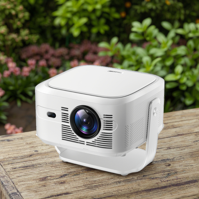 Portable Outdoor Hy450MAX Android 11 Smart Projector 1080P LED 900 Lumens Business & Home Use Home Theater Cinema
