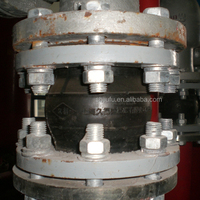 Matériaux de plomberie Sphère unique EPDM Bride flexible Compensateur de soufflet en caoutchouc Joint de dilatation