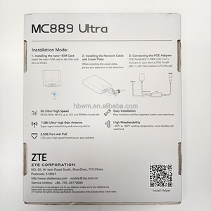 ZTE 5G Outdoor CPE Router MC889 Ultra MC7510D 5G High Speed 2.5GE <b>Network</b> Port With POE Sim <b>Card</b> Slot <b>Wireless</b> Router - Product Image 6