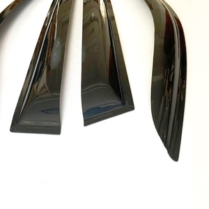 Accesorios de coche <span class=keywords><strong>puerta</strong></span> lateral ventana <span class=keywords><strong>sol</strong></span> lluvia visera viento ventilación protectores deflectores para Toyota <span class=keywords><strong>VIGO</strong></span> 2012 - Product Image 3