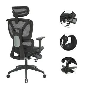 畅销柔性网状电脑椅人体工学椅高背办公转椅