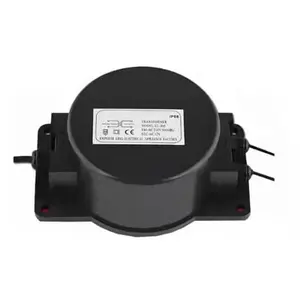 Transformador de fuente de alimentación de 220V, 230V, 240V a 12VAC, 10W, 45W, 60W, 100W, IP68, impermeable, para piscina, iluminación led