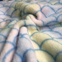 Dernière conception de couverture pour bébé en tissu polaire imprimé, 100 % fibre de polyester, texture douce