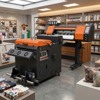 Machine d'impression industrielle DTF sur film PET 70 cm avec carte de contrôle Hoson et nettoyage automatique de la tête d'impression pour l'impression textile sur T-shirts et sweats à capuche