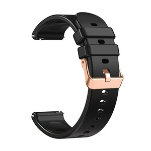 Bande de remplacement en silicone de 18 mm avec boucle à ardillon pour montre intelligente <span class=keywords><strong>Garmin</strong></span> Venu 3S/2S Move 3S - Confortable et décontractée pour femmes - Product Image 4