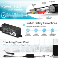 65W 30W 7W 5V/2A Pengisi Daya Laptop Universal 19.5V 3.33A Colokan EU/US/AU/UK Stok Tersedia