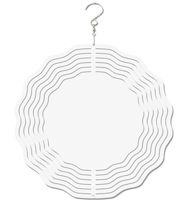Campanelli a Vento in Metallo per Sublimazione a Doppia Faccia, Personalizzabili, per Decorazione Casa, 10 Pollici, Vendita all'Ingrosso - Product Image 2
