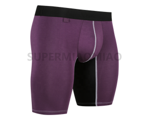 Étape une sous-vêtements boxeurs longs sous-vêtements en bambou Sport hommes longue jambe sous-vêtements en bambou hommes Boxer slips sous-vêtements S - Product Image 2