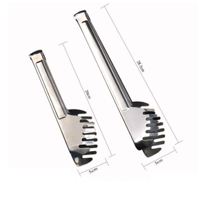 Pince à steak créative en acier inoxydable DFT12-2 pour cuisine domestique, pince à barbecue, pince à poisson frit, pince alimentaire, pince à pain, pince à alvéoles - Product Image 1