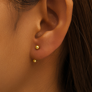 CANNER Vente en gros de perles en argent sterling hypoallergéniques S925, boucles d'oreilles en zircon cubique à double usage pour femmes - Product Image 4