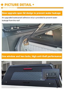 Dosel deportivo/resistente para camiones, toldo de acero inoxidable para Isuzu <span class=keywords><strong>DMAX</strong></span> - Product Image 3