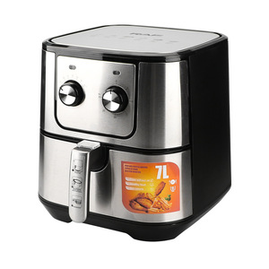 Friteuses à air 1800W 7L en acier inoxydable, faciles à nettoyer, avec fonction antiadhésive, ustensile de cuisson - Product Image 1