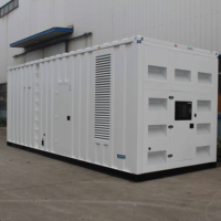 Groupe électrogène diesel conteneurisé 1500 kW ultra-silencieux à faible consommation de carburant triphasé 480 V 50/60 Hz pour grandes usines et zones minières