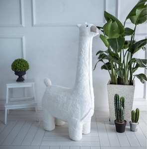 AOQI Nouvelle Mode Chaussures Changeantes Bois Chiens Girafe Animal Repose-pieds Animal Tabouret Moderne Enfants Meubles <span class=keywords><strong>Noir</strong></span> Marron Tabourets - Product Image 3