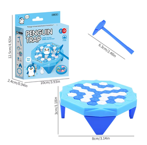 <span class=keywords><strong>Jeu</strong></span> de table en plastique pour briser la glace, <span class=keywords><strong>jeu</strong></span> familial pour enfants et adultes, briser la glace pour sauver la famille de pingouins - Product Image 6