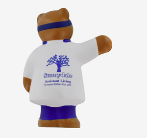 Peluches Antiestrés Personalizados de Doctor Oso, Juguetes Médicos para Apretar con Logo Impreso, Regalo a Granel - Product Image 2