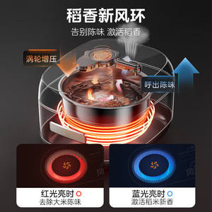 Olla Arrocera Midea con Recipiente Interior de Acero Inoxidable 316, Calentamiento Electromagnético IH, Control por Microcomputadora, Cocción Rápida - Product Image 4