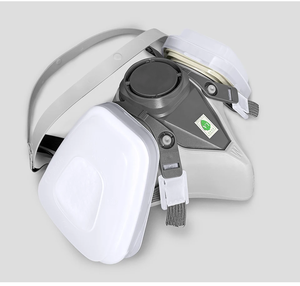 Respirateur demi-masque industriel de haute qualité certifié CE, en polycarbonate, protection personnelle anti-poussière et anti-gaz - Product Image 1