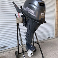 Motor marino Yamaha de cuatro tiempos y 30 caballos de fuerza, motor fueraborda de gasolina, con tanque de combustible externo de 24 litros