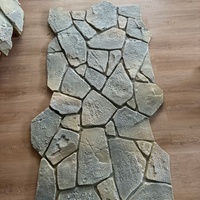 Premium 3D PU Düzensiz Taş Duvar Paneli - Çevre Dostu 60mm Kalınlığında Hafif Yapay Doğal Kaya Kaplaması Lüks Dış Cephe İçin