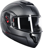 MTHELMETS Casque modulaire unisexe FF double CE/ABS toutes saisons Racing Cruising Gear Quick Release Closure Shell Motorcycle Helmets