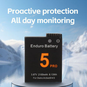 D Ji Action 5 Pro Pin Kỹ Thuật Số Lithium Có Thể Sạc Lại Pin Cho Osmo Action5/4/3 Máy Ảnh - Product Image 6