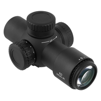 FOCUHUNTER 3X Vista de caza Iluminación roja Amplio campo de visión 3x30 Alcance telescópico táctico 1200g Alcance de prisma a prueba de golpes