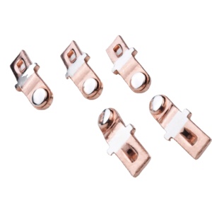 Độ chính xác cao Composite kim loại phụ kiện kim loại đóng dấu tấm với Bạc địa chỉ liên lạc cho chuyển đổi - Product Image 1