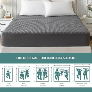 Protège-matelas imperméable en microfibre avec couche TPU - Housse <span class=keywords><strong>de</strong></span> <span class=keywords><strong>lit</strong></span> respirante anti-acariens - Certifié Oeko-Tex - Vente en gros - Product Image 2