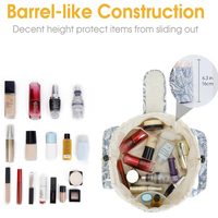 Cordon de serrage durable pour voyage cosmétique baril cordon sac de maquillage grand sac sacs de maquillage organisateur de toilette pour les femmes