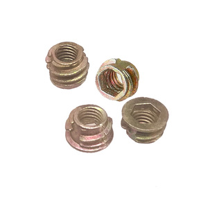 Inserts filetés en alliage de zinc, métriques, à filetage grossier, à entraînement par douille, entièrement filetés, pour l'assemblage de meubles d'intérieur - Product Image 4