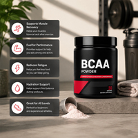 BCAA-Pulver zur Verbesserung der Trainingsleistung, Stimulierung Gesunder Energiefreisetzung, Tägliches Fitness-Nahrungsergänzungsmittel, Maßgeschneiderte Formel, Großhandel