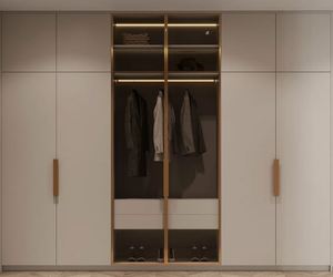 El lujoso armario de gran espacio con una apariencia hermosa mejora el estilo de lujo de la habitación - Product Image 4