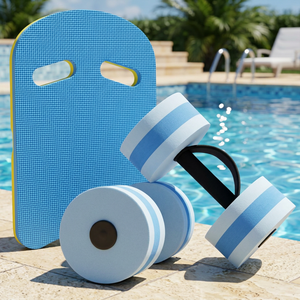 Haltères flottants réglables en mousse EVA pour piscine à domicile, aquagym – Poids de fitness personnalisés - Product Image 1