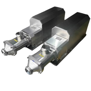ปั๊มสกรูคู่สแตนเลสเกรดอาหารสำหรับน้ำผึ้งและช็อกโกแลต รุ่น KG-P2007 - Product Image 1