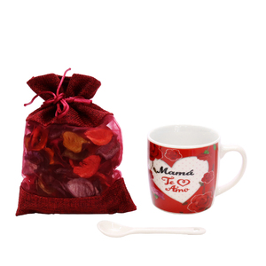 Đa Ngôn Ngữ Giá Rẻ Số Lượng Lớn Gói Và Muỗng Gốm Ngày Của Mẹ Mug Quà Tặng - Product Image 2