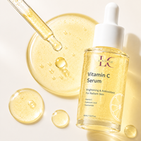 Sérum à la vitamine C vegan en marque propre, formule pour unifier le teint, réduire les taches brunes, soin coréen pour éclaircir la peau