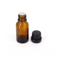 Flacon compte gouttes rond en verre, 5Ml, 10Ml, 30Ml, 50Ml, 100Ml, huile essentielle, ambre, européen, avec réducteur d'orifice