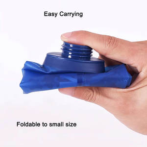 Zachte Kolf Draagbare Waterfles Inklapbare Lekvrije Siliconen Bpa-Vrije Sport Reizende Marathon Wandelen Fietsen Kolf - Product Image 3