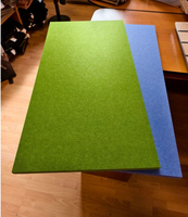 Panneau acoustique en fibre de polyester écologique, insonorisant et ignifuge, avec design graphique, style moderne pour hôtel, école