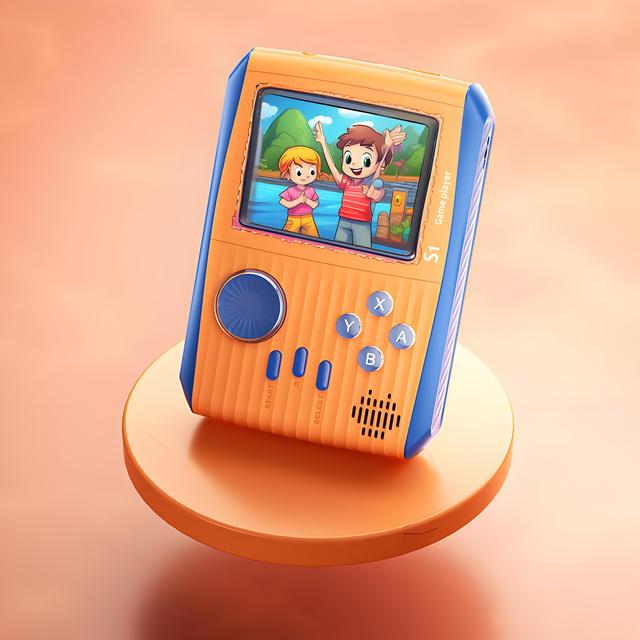 S1 Portable Handheld Game Console 8-Bit Classic Retro Games 3-Inch Screen Gaming Player Gift for Kids and Children