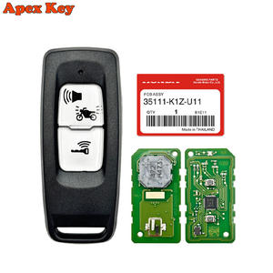 Llave Remota Original para Motocicleta PCX160 2021-2023, 2 Botones, 433.92MHz, Chip 47, FCCID 35111-K1Z-U11 2023, Negra, ABS - Product Image 1